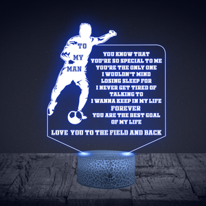 3D Led Light - Football - To My Man - You Are So Special To Me - Ukglca26008
