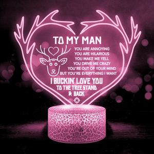 3D Led Light - Hunting - To My Man - I Buckin' Love You To The Tree Stand And Back - Ukglca26025