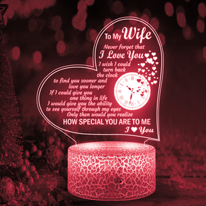 3D Led Light - Family - To My Wife - How Special You Are To Me - Ukglca15010