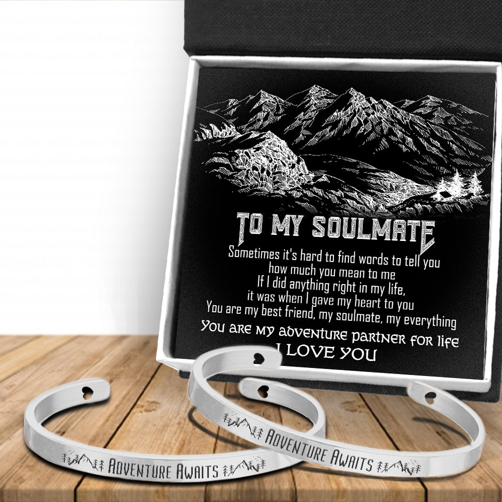 Couple Bracelets - Travel - To My Soulmate - You Are My Adventure Partner For Life - Ukgbt13004