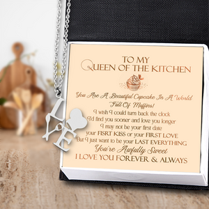 Love Cooking Necklace - Cooking - To My Queen Of The Kitchen - I Love You Forever & Always - Ukgngf15005