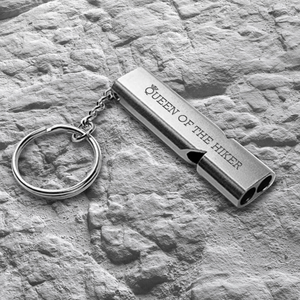 Whistle Keychain - Hiking - To My Adventurous Soulmate - I Knew You Would Be A Home & An Adventure At Once - Ukgkzw13001