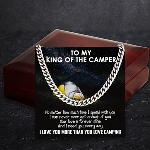 Cuban Link Chain - Camping - To My Man - I Love You More - Ukssb26003