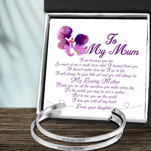 Mother Daughter Bracelets - Family - To My Mum - My Loving Mother - Ukgbt19018