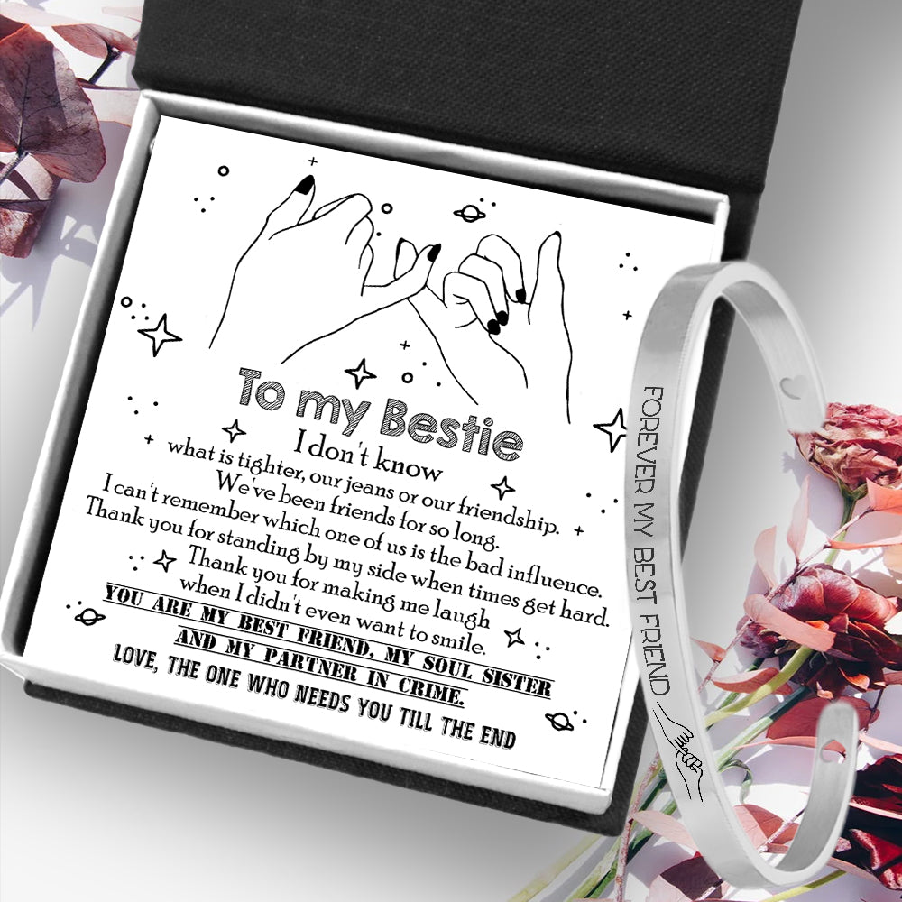 Best Friend Bracelet - Family - To My Bestie - Thank You For Making Me Laugh - Ukgbzf33004