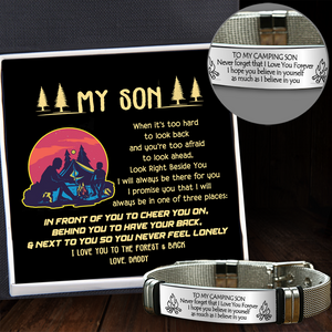 Fashion Bracelet - Camping - To My Son - I Will Always Be There For You - Ukgbe16002