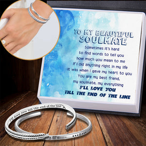 Fish Bone Bangles Set - Fishing - To My Beautiful Soulmate - You Are My Everything - Ukgnne13001