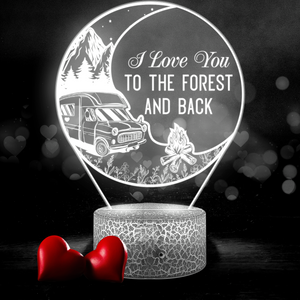 3D Led Light - Camping - To Couple - I Love You To The Forest And Back - Ukglca26019
