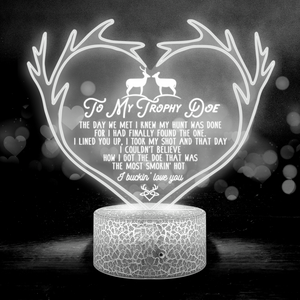 3D Led Light - Hunting - To My Trophy Doe - I Buckin' Love You - Ukglca15009