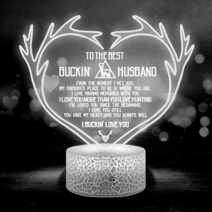 3D Led Light - Hunting - To My Husband - I Love You More Than You Love Hunting - Ukglca14005