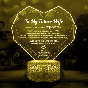 Heart Led Light - Family - To My Future Wife - You're My Best Friend, My Soulmate, My Everything - Ukglca25003