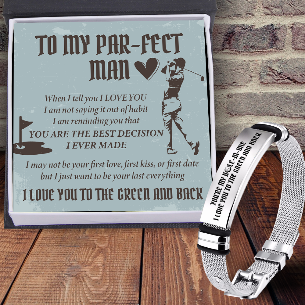 Fashion Bracelet - Golf - To My Par-fect Man - I Just Want To Be Your Last Everything - Ukgbe26002