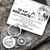 Compass Keychain - Hiking - To My Soulmate - I Love You To The Mountains And Back  - Ukgkw13003