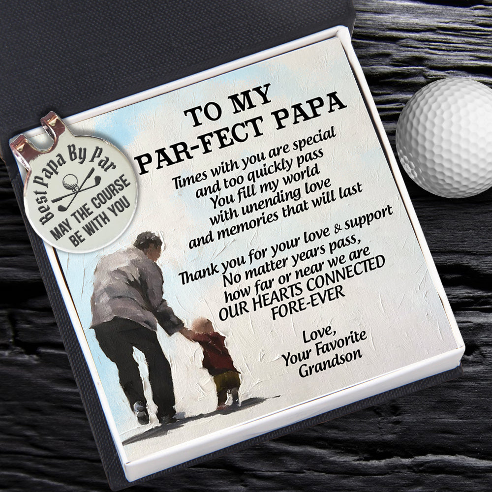 Golf Marker - Golf - To My Par-fect Papa - From Grandson - Thank You For Your Love And Support - Ukgata20003