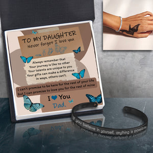 Bracelet - Butterfly - From Dad - To My Daughter - I Love You - Ukgbzf17017