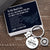 Personalised Fishing Compass Keychain - Fishing - To My Reel Love - My Best Catch Was You - Ukgkwb13003