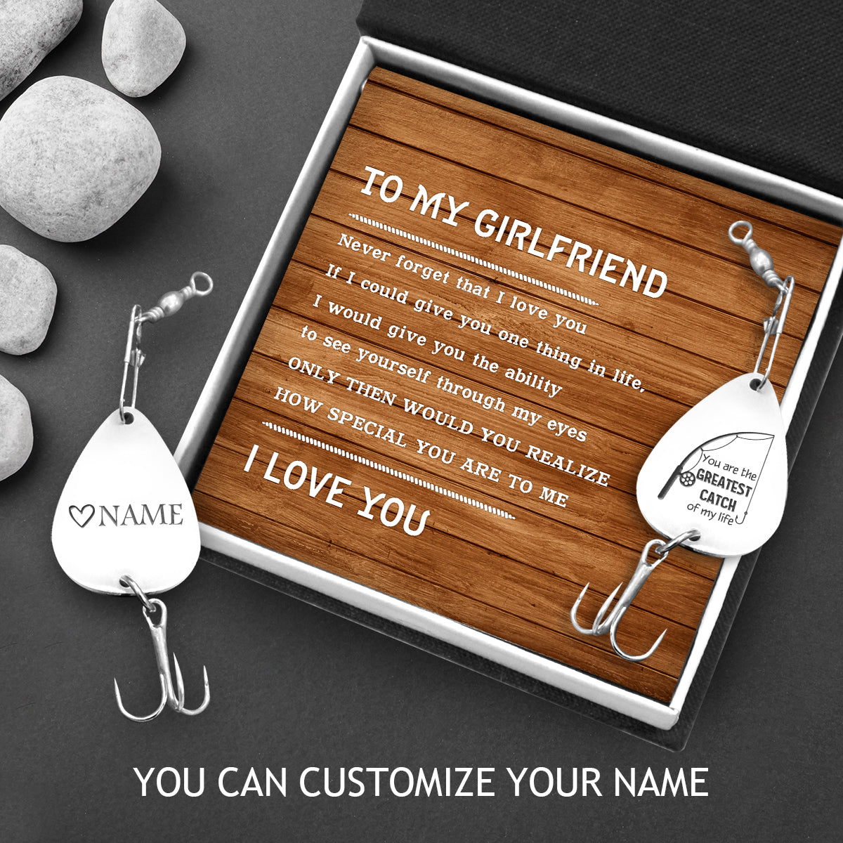 Personalised Engraved Fishing Hook - Fishing - To My Girlfriend - How Special You Are To Me - Ukgfa13002