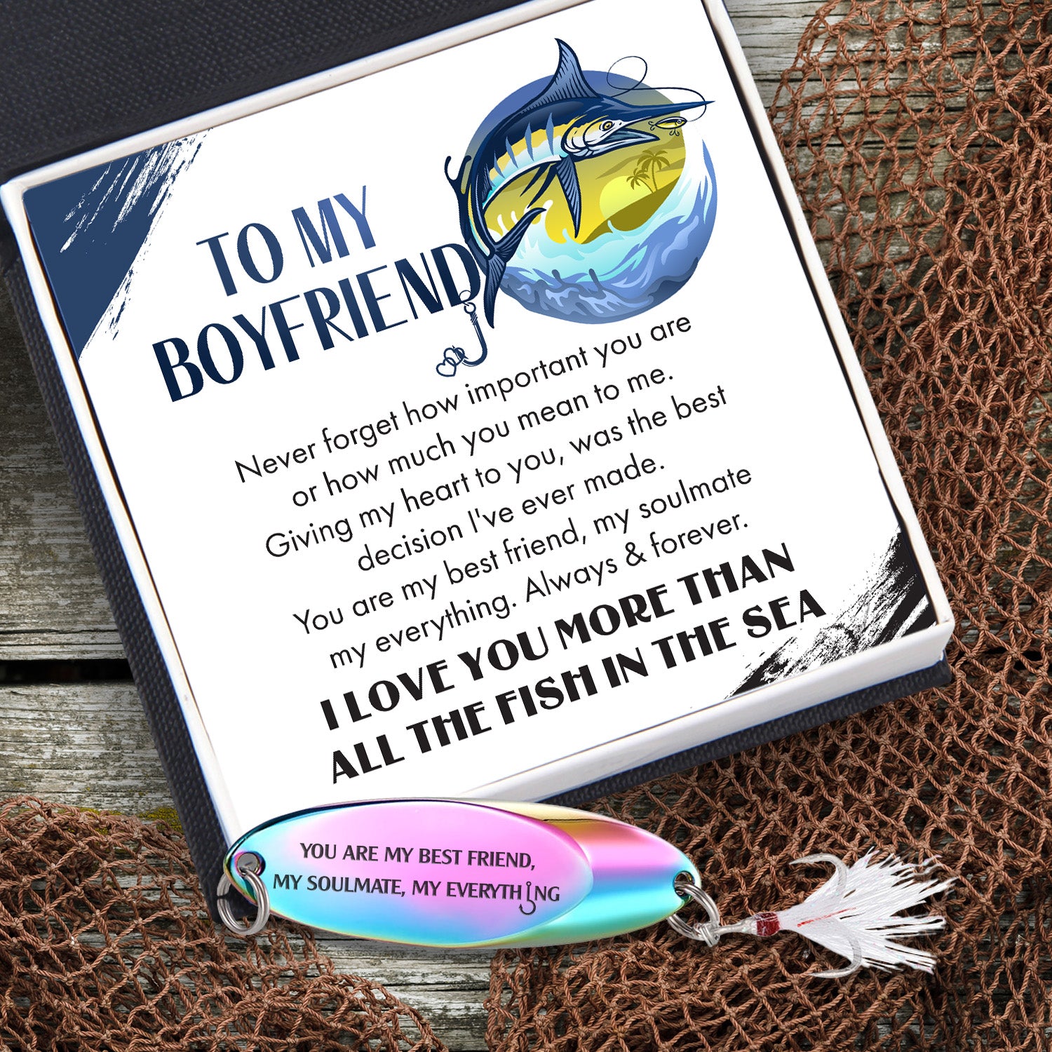 Fishing Lure, Fishing, I'm Hooked On You,Boyfriend Gift, Lure, Fishing –  Natashaaloha