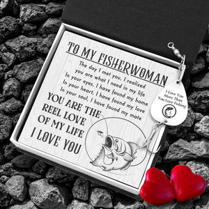 Engraved Fishing Hook - To My Fisherwoman - You Are The Reel Love Of My Life - Ukgfa13008