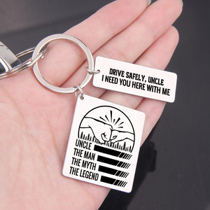 Calendar Keychain - Family - To My Uncle - Drive Safely, Uncle - Ukgkr29008