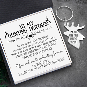 Hunting Keychain - Hunting - To My Man - I Love You More Than Hunting Season - Ukgkds26003