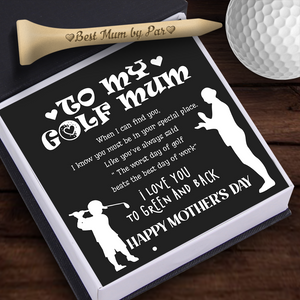 Wooden Golf Tee - Golf - To My Mum - Happy Mother's Day - Ukgah19001