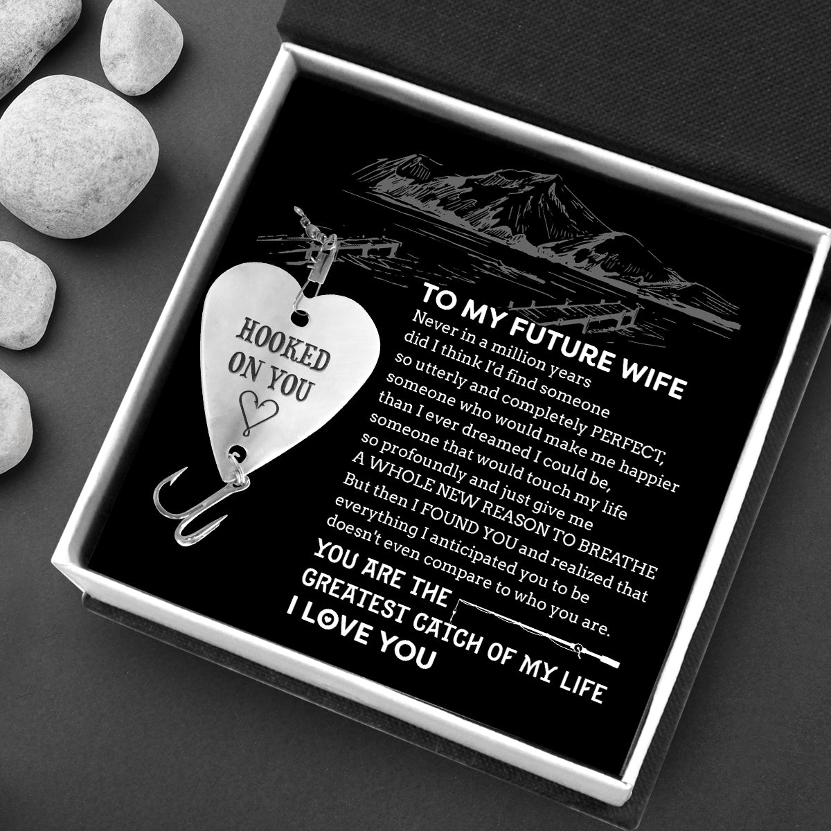 Heart Fishing Lure - To My Future Wife - You Are The Greatest Catch Of My Life - Ukgfc25001