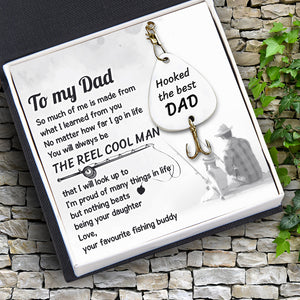 Engraved Fishing Hook - Fishing - From Daughter - To My Dad - Nothing Beats Being Your Daughter - Ukgfa18014