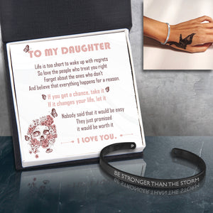 Skull Bracelet - Skull - To My Daughter - I Love You - Ukgbzf17016