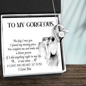 Heart Necklace - Family - To My Gorgeous - You Complete Me - Ukgnr13005