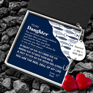 Engraved Fishing Hook - Fishing - To My Daughter - From Dad - You Are The Reel Deal Of My Life - Ukgfa17003