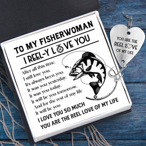 Heart Fishing Lure - Fishing - To My Fisherwoman - I Love You So Much - Ukgfc13004