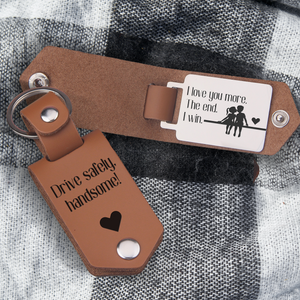 Message Leather Keychain - Family - To My Man - How Special You Are To Me - Ukgkeq26001
