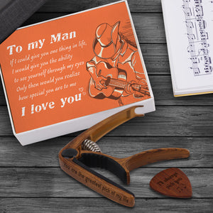 Guitar Capo & Pick Set - To My Man - How Special You Are To Me - Ukghj26001