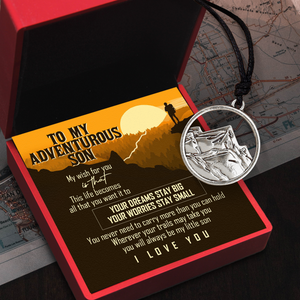 Mountain Necklace - Hiking - To My Adventurous Son - You Will Always Be My Little Son - Ukgnnl16001
