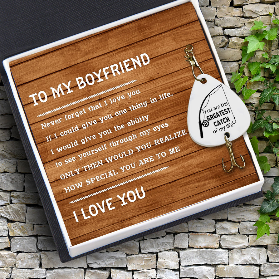 Engraved Fishing Hook - Fishing - To My Boyfriend - How Special You Are To Me - Ukgfa12002