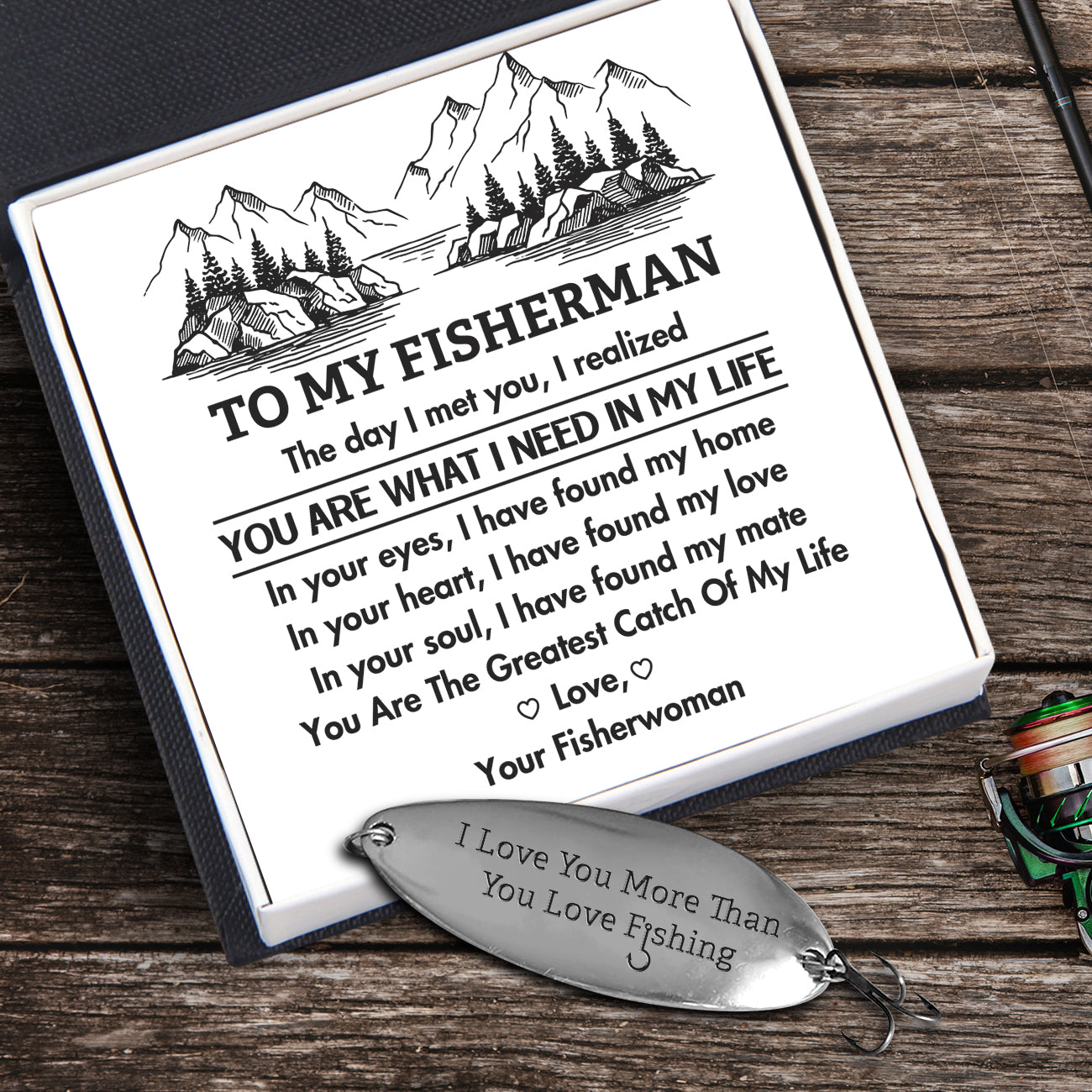 Fishing Lure - Fishing - To My Fisherman - You Are The Greatest Catch Of My Life - Ukgfb26001