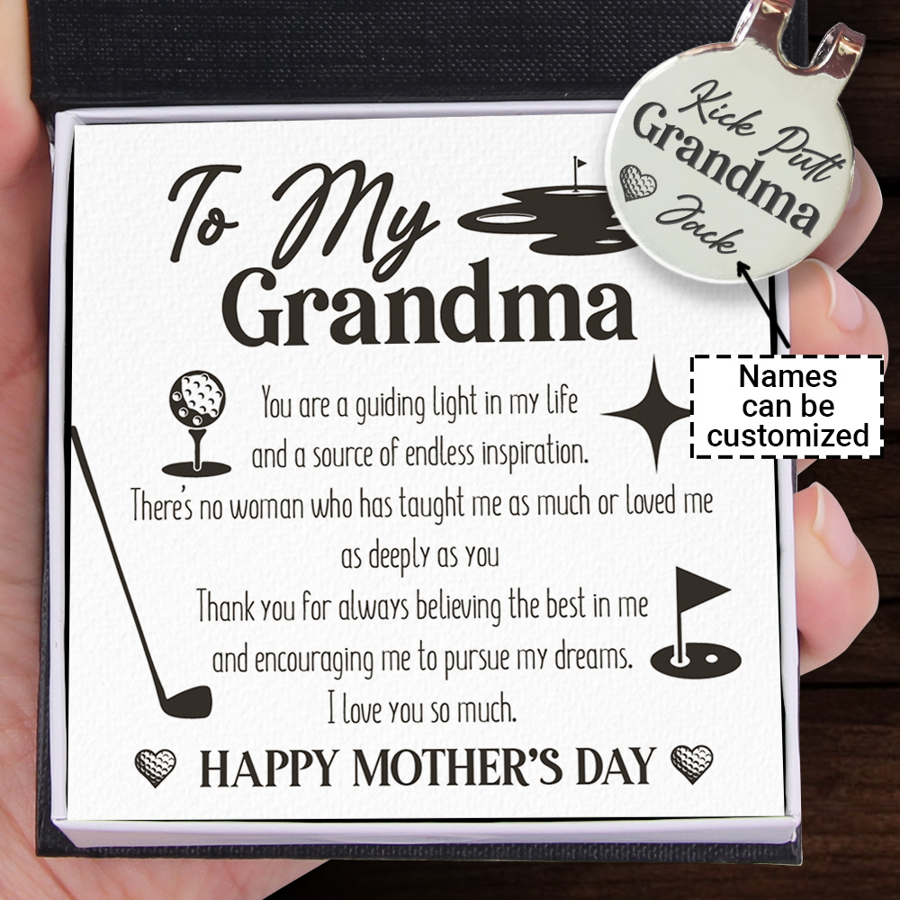 Personalised Golf Marker - Golf - To My Grandma - Thank You For Always Believing The Best In Me - Ukgata21001