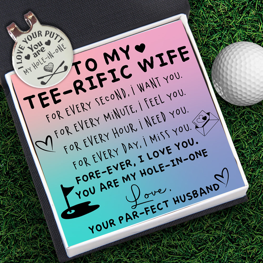 Golf Marker - Golf - To My Tee-rific Wife - For Every Hour, I Need You - Ukgata15001