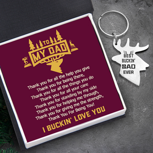 Hunting Keychain - Hunting - To My Dad - Thank You For All The Things You Do - Ukgkds18002