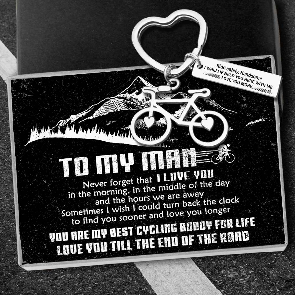 Cycling Keychain - Cycling - To My Man - I Wish I Could Turn Back The Clock - Ukgkac26002