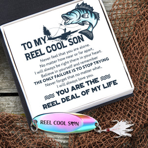 Sequin Fishing Bait - Fishing - To My Son - You Are The Reel Deal Of My Life - Ukgfab16002