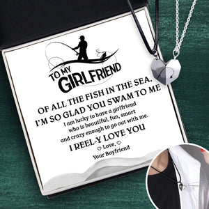 Magnetic Love Necklaces - Fishing - To My Girlfriend - I Reel-y Love You - Ukgnni13008