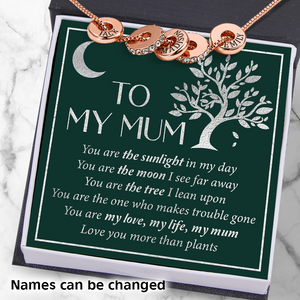 Personalised Together Necklace - Garden - To My Mum - Love You More Than Plants - Ukgnzz19001
