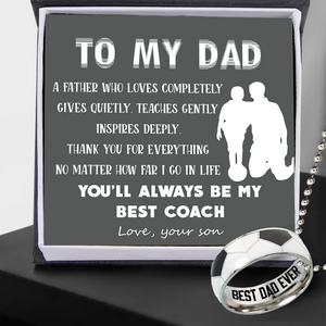 Football Pendant Necklace - Football - To My Dad - Best Dad Ever - Ukgnfh18004