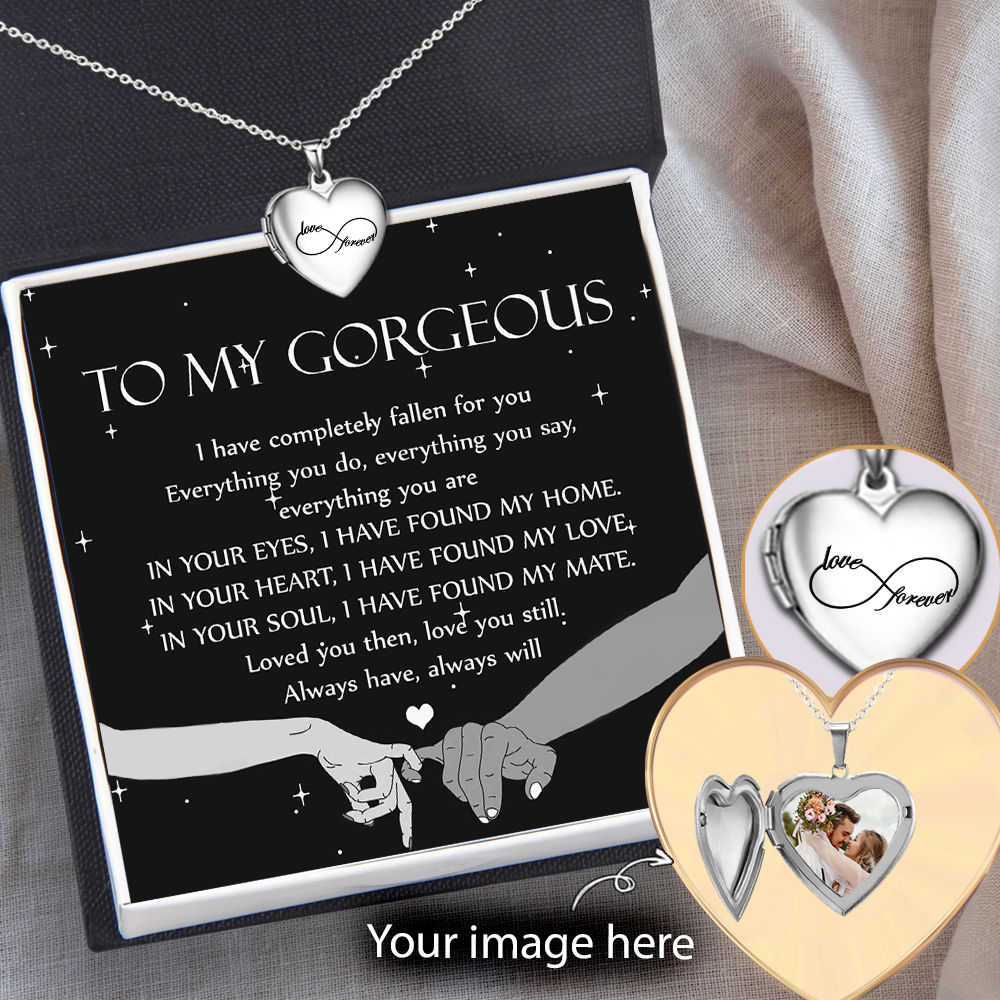 Heart Locket Necklace - Family - To My Gorgeous - Loved You Then, Love You Still - Ukgnzm13004