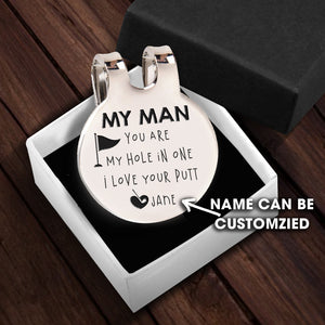 Personalised Golf Marker - Golf - To My Man - I Love Your Putt - Ukgata26009