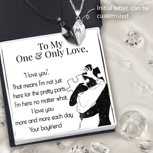 Personalised Magnetic Love Necklaces - Family - To My Girlfriend - I Love You More And More Each Day - Ukgnni13001