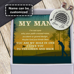 Personalised Golf Marker - Golf - To My Man - Be With You - Ukgata26005