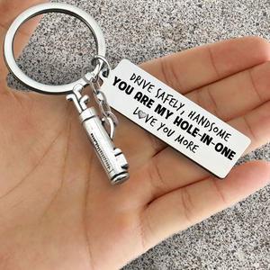 Golf Charm Keychain - Golf - To My Man - I Love You To The Green And Back - Ukgkzp26002